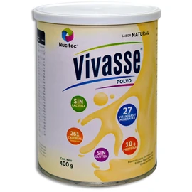 Vivasse Natural Fórmula polimérica, para todas las edades. Lata 400gr.