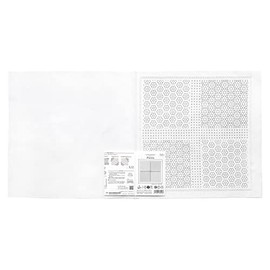 Olympus Thread H-111 Flower Towel Pack "La bouquetiere" Florets, White