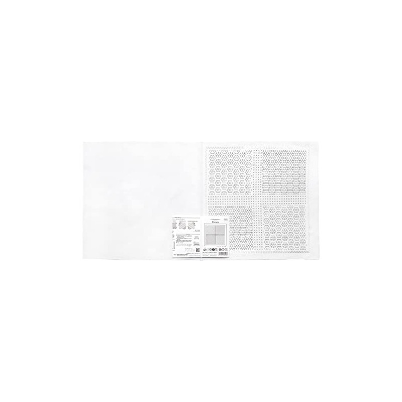 Olympus Thread H-111 Flower Towel Pack "La bouquetiere" Florets, White