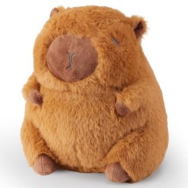 Capybara Microwavable Weighted Stuffed Animals Plushies, Heating Pad Animal for Stress Period Cramps, Lavender Scented Heat&Cold Compress Capybara Plush Toys Gifts for Girls Boys Adults
