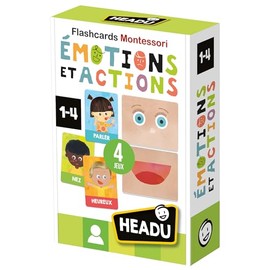 Headu - Flash Cards Emotions and Actions Montessori