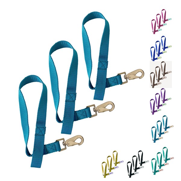Majestic Ally Pack of 3 Horse Bucket Strap Hangers –