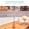 Jicyor Whisk, Vertical Whisk, Stainless Steel Whisk with Sturdy and