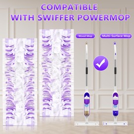 30 Pack Power Mop Refills Compatible with Swiffer Power Mop, Disposable Replacement Mop Refill Pads for Swiffer PowerMop, Multi-Surface Mop Pads for Wood Floor Cleaning