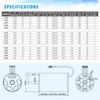 3680 Brushless Rc Boat Motor, Surpass Hobby 1500KV Brushless Motor