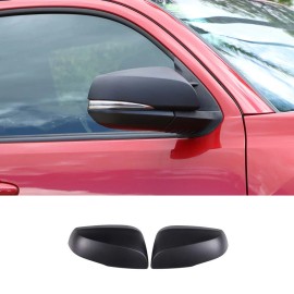 encar88_8 Matte Black Exterior Rear View Mirror Cover For Toyot Tacoma 2015-2022 US