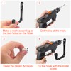 Newpop Pack of 6 Wall Hooks Garage Black Wall Mount