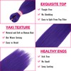 Dorsanee Purple Braiding Hair Pre Stretched 20 Inch 3 Packs