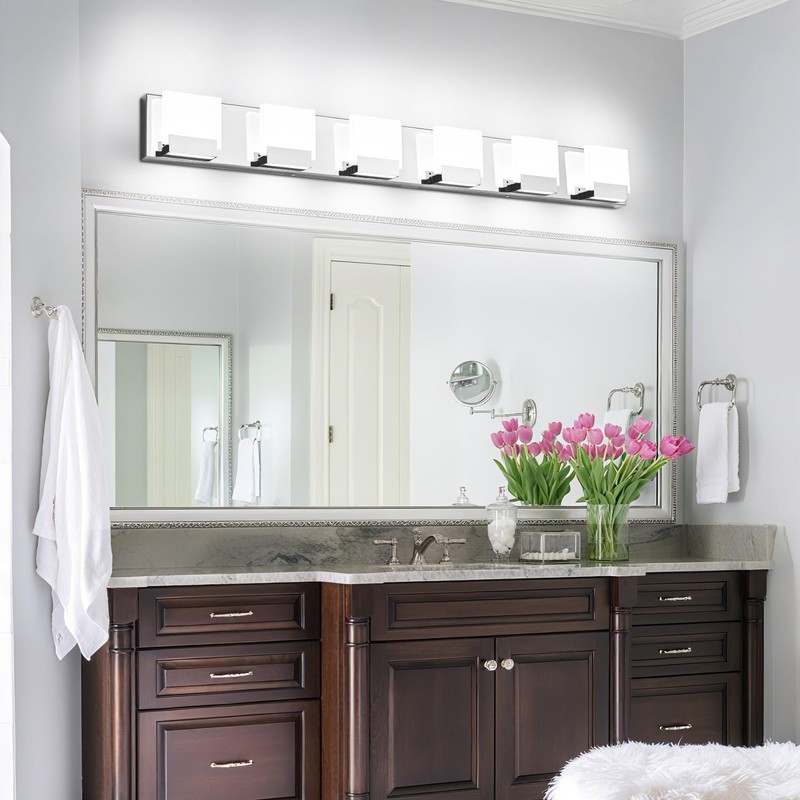 ZUZITO 6 Light Bathroom Vanity Light - Modern LED Bathroom