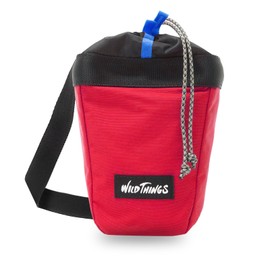 Wild Things WT-380-3805 DELFY 22709143 Chalk Bag, Waterproof, Lightweight, Compact, Mini Shoulder Bag, Red, red