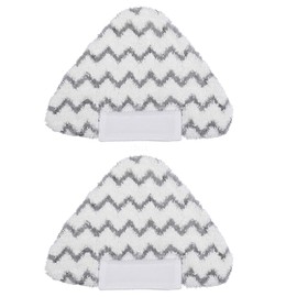 P-busters Shark GENIUS Genius Steam Mop Only (S5013J) Triangular Pad with Brush (2 Pack) Compatible