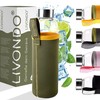 LIVONDO Gals Water Bottle 0.5 Litres with Stainless Steel Screw