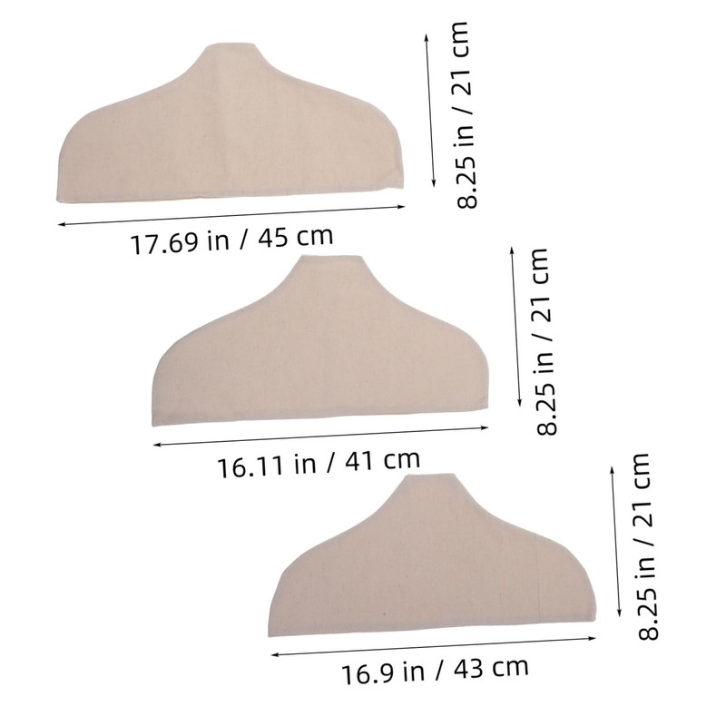 FUNOMOCYA Clothing Store Hanger Covers 3pcs Nonslip Wardrobe Covers for