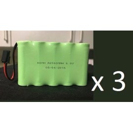 GE Interlogix Brand New "3" GE Interlogix Simon XTi Backup Battery 600-XTI-BAT, 2016