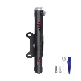 Mini Bike Pump 120PSI High Pressure Bike Tire Pump Small Portable Bike Ball Hand Pump with Needle and Frame Mount for Presta & Schrader Valve Road, Mountain Bike