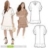 Style Arc Pixie Sewing Pattern Woven Dress (Sizes 04-16)