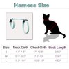 Cat Harness and Leash Set Escape Proof Soft Nylon Adjustable