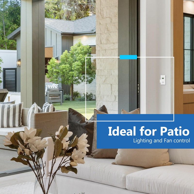 LIDER Programmable Digital Timer Switch for Lights, Fans, Motors, 7-Day