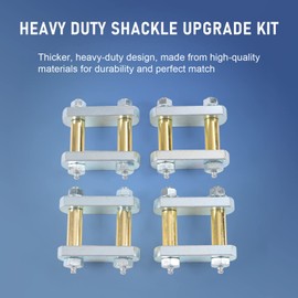 RADHLBNIU Heavy Duty Shackle Upgrade Kit Compatible with CRE3000, Stock and Equaflex 2.25" Shackles for Tandem Axle Truck/Trailers Replaces# UO12-016