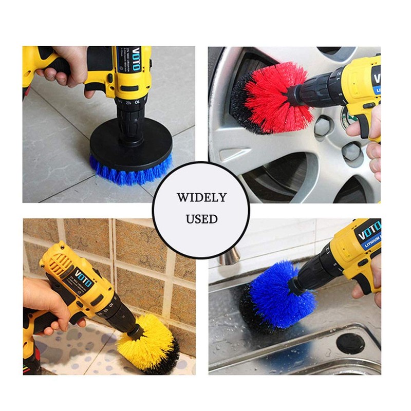 Bond Hardware Set Of 3 Drill Brush Attachment Power Scrubber