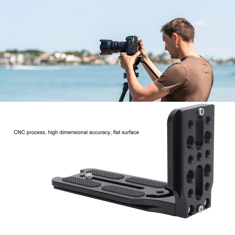 DSLR Camera L Bracket Quick Release Plate Vertical Tripod Quick