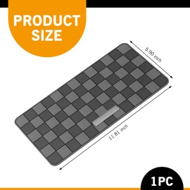 Opuweiy Car Anti-Slip Pad, Multifunctional Dash Mat, Central Control Instrument Table Mobile Phone Fixing Glue Pad, 11.8” x 5.9“ Universal Car Interior Accessories (Gray)