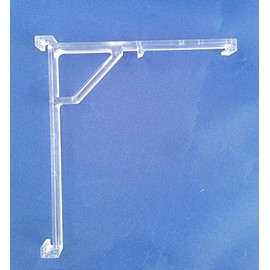 Vertical Blind Clear Valance Clip Bracket - PKG of 2