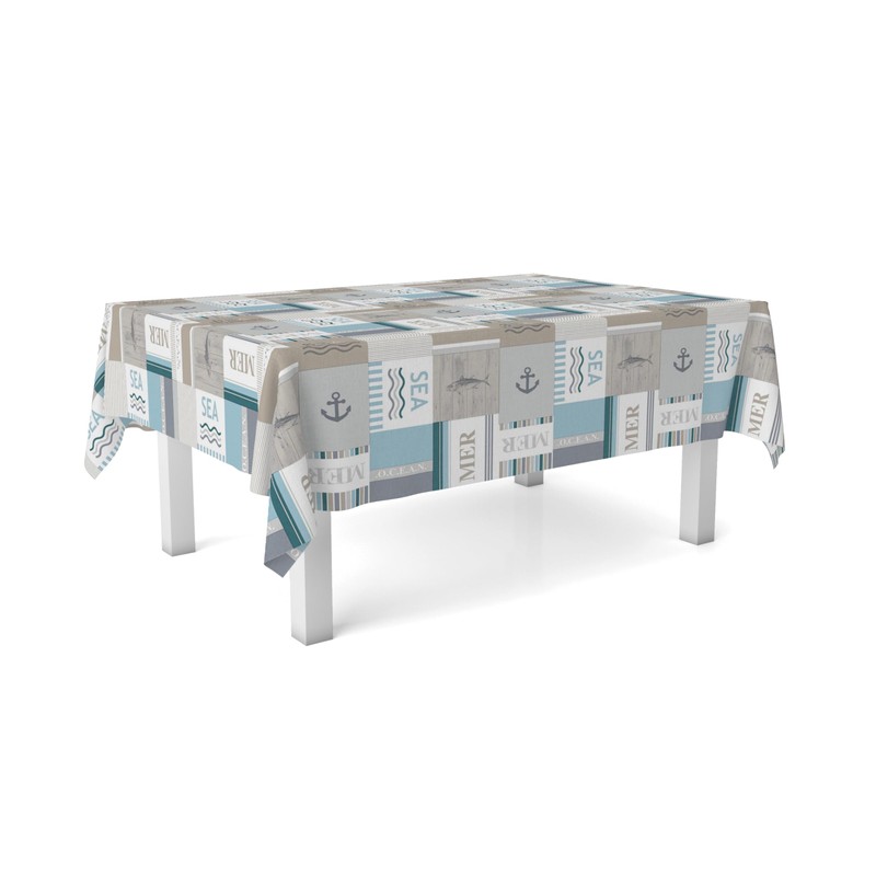 Martina Home Tablecloth Oilcloth Mer Unique 200 x 140 cm