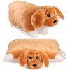 BRUBAKER Cuddly Toy Cushion Dog - 2-in-1 Plush Toy and
