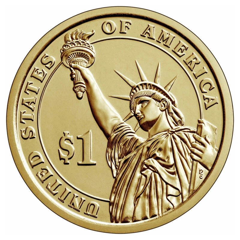 2020 George H W Bush President Dollar Coin (D) Uncirculated