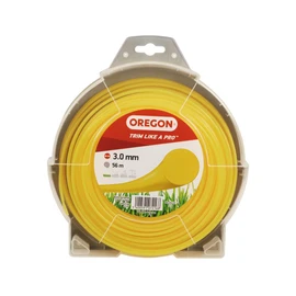 Oregon String Trimmer Line, Replacement Nylon Strimmer Wire for Grass Trimmers & Brushcutters, DIY & Gardening, Universal Fit, All Purpose, Round Cord, 3mm x 56m Spool, Yellow (69-370-YE)