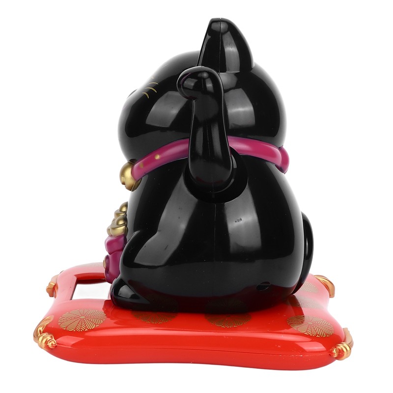 Lucky Cat Solar Powered Cute Decorative Wealth Welcoming Waving Fortune