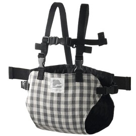Tecopeco Meal Chair Belt, Baby Chair Belt, Baby Chair Belt, Stand Prevention, Shoulder Strap Included, Fall Prevention, Portable, Going Out, Gray