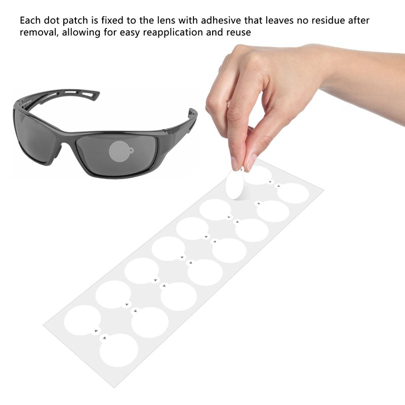80 Pieces 20mm Semi-Transparent Dot Patch for Shooting Glasses,Essential Accessories