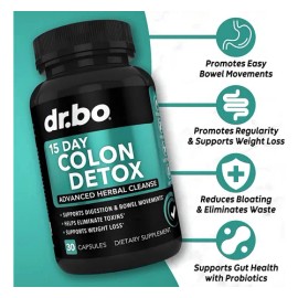 Limpieza Colon Detox 15 Dias Para Perder Peso Eg X05 Sabor ND