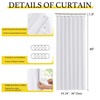 NICETOWN Blackout Curtains for Bathroom Privacy, Thermal Insulated Light Blocking