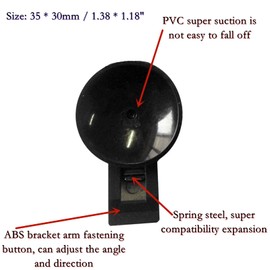 Car Ticket Clip 1pair Parking Windshield Credit Card Sucker Suction Cap Card Window Mount Glasses Interior Universal Shade Curtain Organizer Holder Glasses Auto