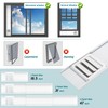 Daisypower Dryer Vent Window Kit, Adjustable Window Vent Kit with