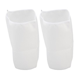 2PCS Filter Sleeve 6in White Elastic Polyester Prefilter Cover for Home Replacement