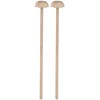 teemando® 2 x Beech Wood Whisks 25 x 4 cm