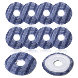 Washable Vacuum Mop Cloths Compatible with Eufy X10 Pro Omni and X9 Pro Robot Vacuum, Washable and Reusable Soft Mopping Pad for Eufy Robot Vacuums Cleaner Replacement Parts & Accessories