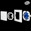 REV Quadro 0236820104 2-Way Frame Socket, Frame Light Switch etc.,