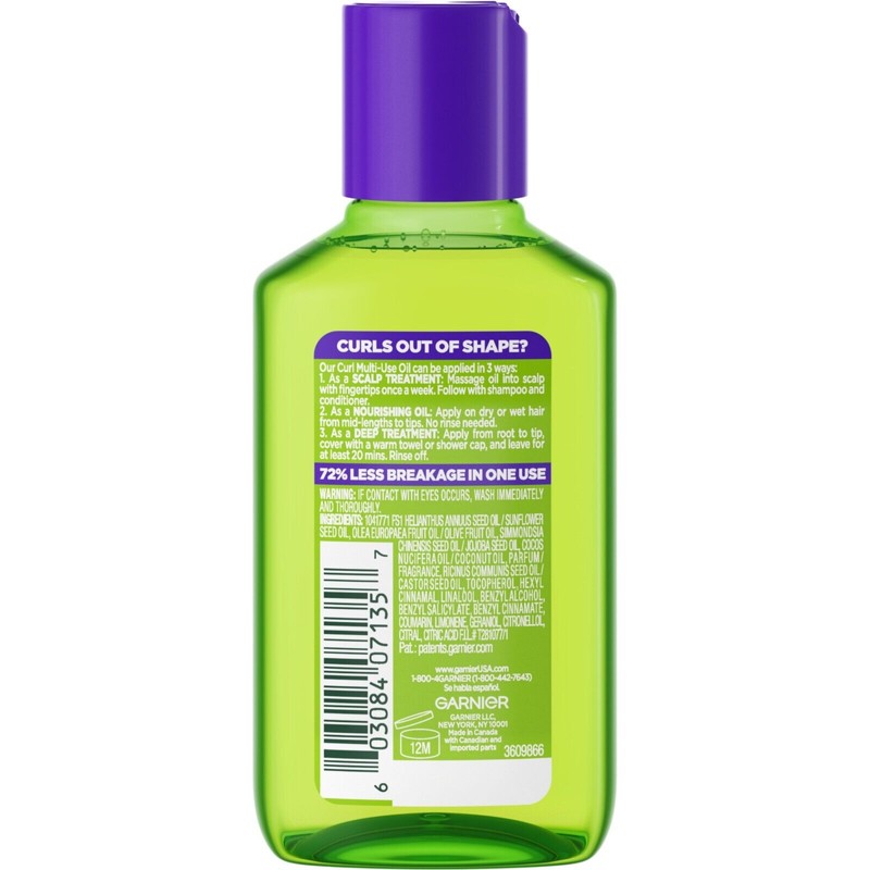 Garnier Fructis Vitamin E and Coconut Hair Oil, 3.8 fl