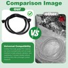 One PVC nylon reinforced spray replacement hose, 47.24 inch garden
