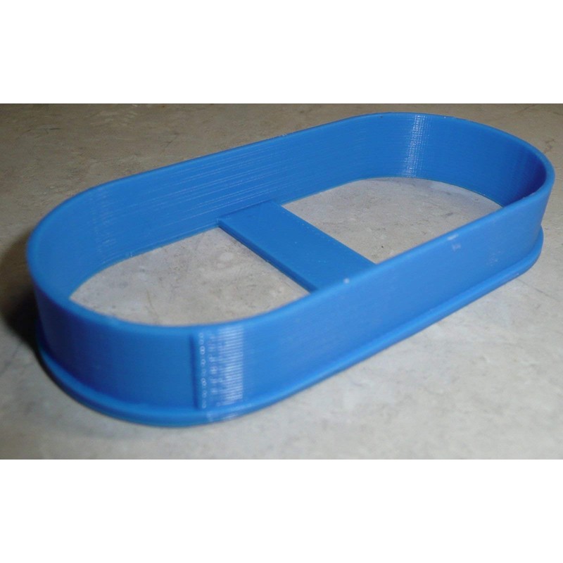 YNGLLC Oblong Round Rectangle Geometric Elongated Pill Shape Oval Cookie