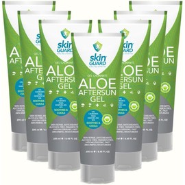 Skin Guard Pack 12 Piezas Gel 100% Aloe Vera Natural 250 ml After Sun Hidratante Humectante Reparador