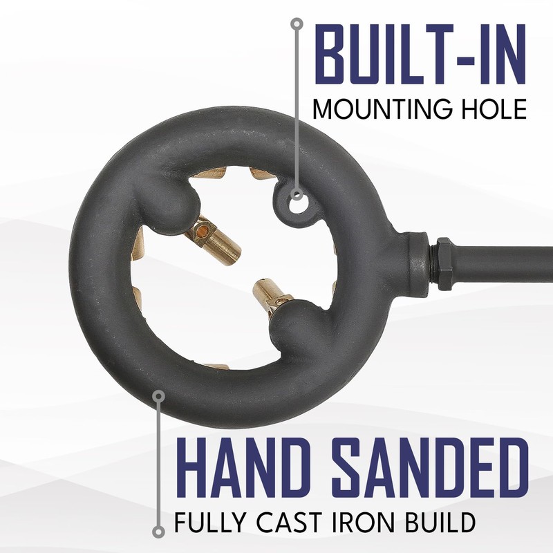 Concord Cast Iron Jet Burner Single Propane Outdoor Burner Head