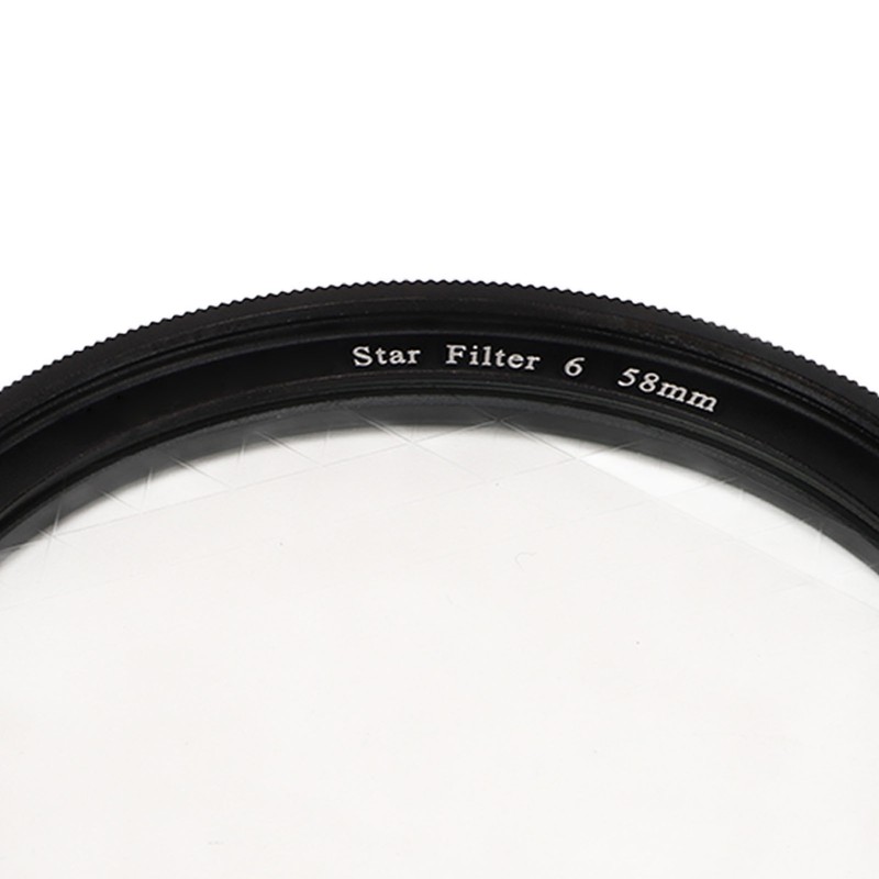 Star Filter 6 Line High Definition Coating Adjustable Cross Screen