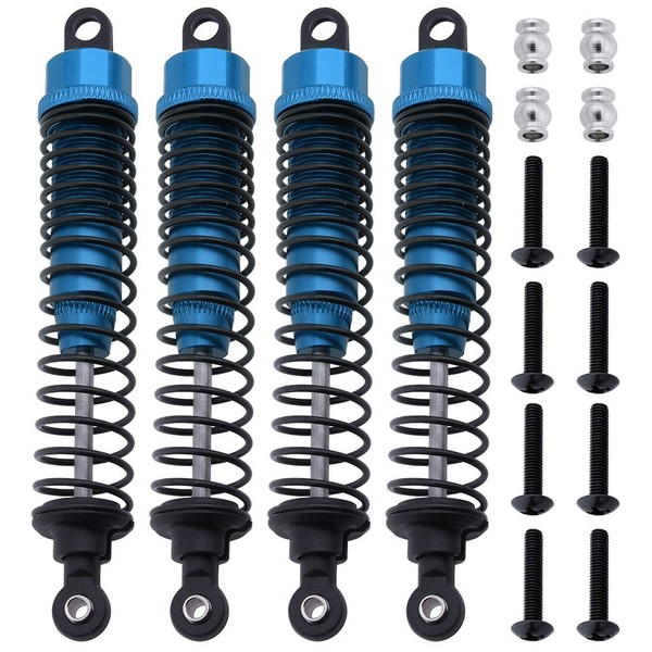 Hobbypark (4-Pack) Aluminum Shocks Absorber 188004 for 1/10 Redcat Volcano Epx/epx PRO Volcano S30 Monster Truck HSP Brontosaurus Replacement