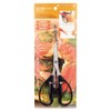 Pearl Metal Seasonal Choice C-952 Crab Cut Scissors, Black